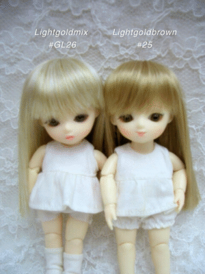 Wig / 4-5 inch / Straight Long (Lightgoldbrown #25)