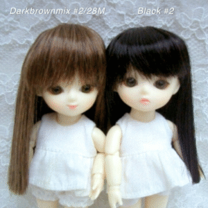 Wig / 4-5 inch / Straight Long (Dark Brown #2/28M)