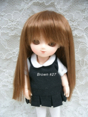 Wig / 4-5 inch / Straight Long (Brown #27)
