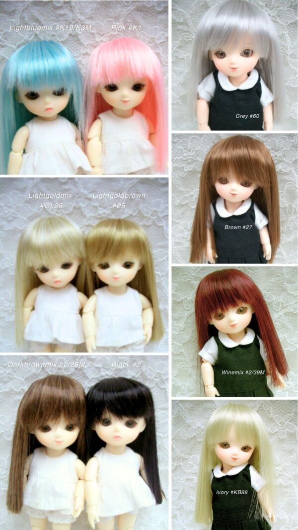 Wig / 4-5 inch / Straight Long (Lightgoldbrown #25)