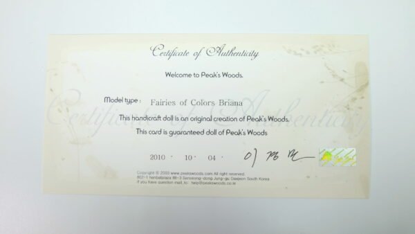 Peak's Woods / Fairies of Colors / Briana