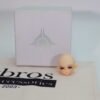 Lati / Yellow line / White skin elf ear head