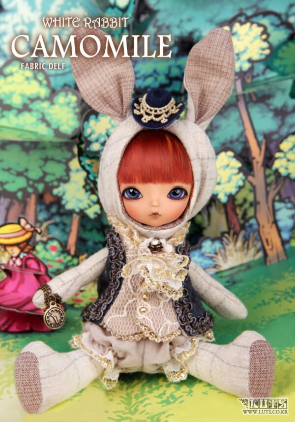Luts / Fabric Delf Camomile / White Rabbit