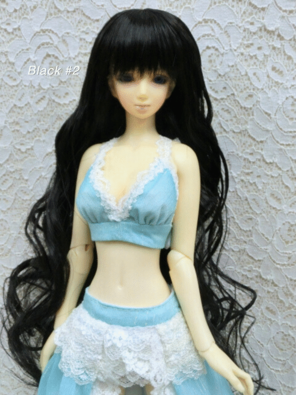 Wig / 5.5 inch / Long Curly (Black #2)