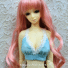 Wig / 5.5 inch / Long Curly (Metallic Pink #25/K1M)