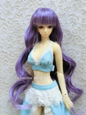 Wig / 5.5 inch / Long Curly (Lilacmix #K10/K5T)