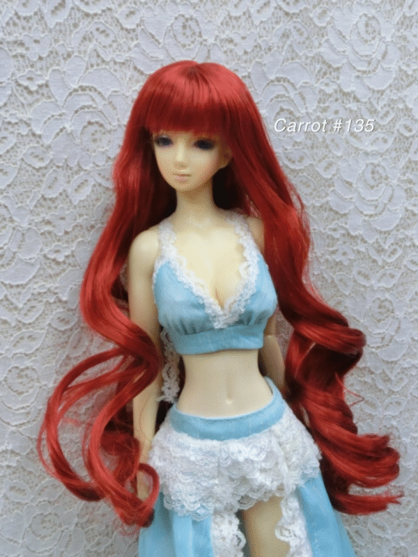 Wig / 5.5 inch / Long Curly (Carrot #135)