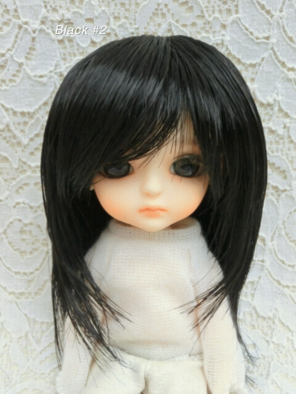 Wig / 5.5 inch / Short (Black #2)