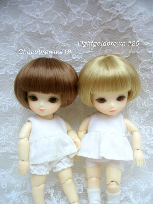 Wig / 4-5 inch / Short (Lightgoldbrown #25)