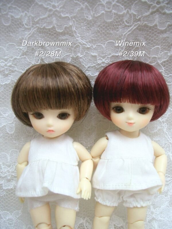 Wig / 4-5 inch / Short (Darkbrownmix #2/28M)