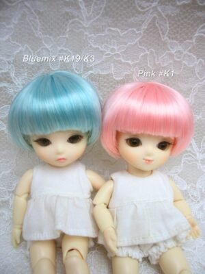 Wig / 4-5 inch / Short (Pinkmix #K1)