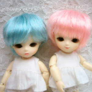 Wig / 4-5 inch / Fluffy Short (Pink #K1)