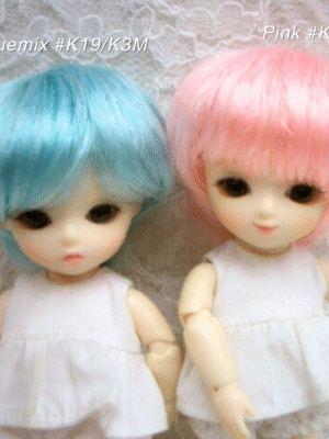 Wig / 4-5 inch / Fluffy Short (Pink #K1)