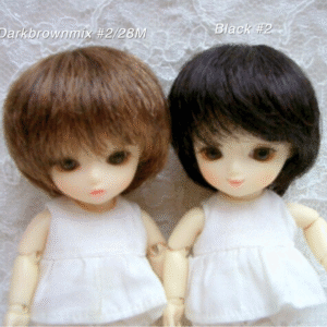 Wig / 4-5 inch / Fluffy Short (Black #2)