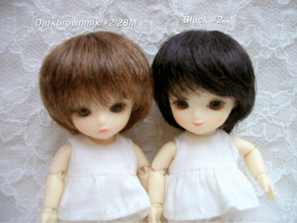 Wig / 4-5 inch / Fluffy Short (Black #2)