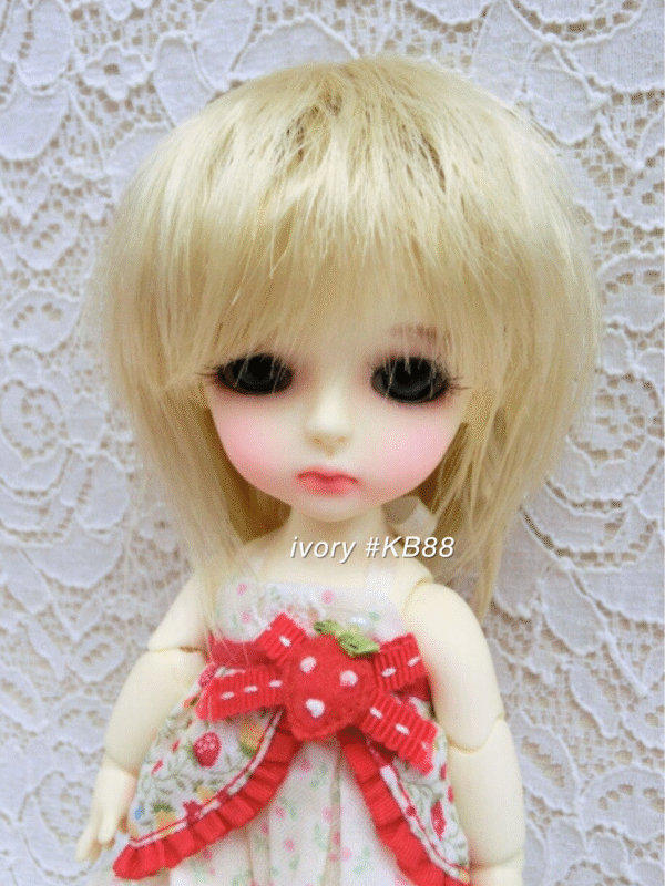 Wig / 5.5 inch / Fluffy Short (Ivory #KB88)