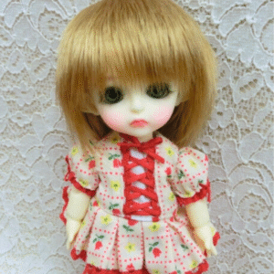 Wig / 5.5 inch / Fluffy Short (Lightgoldbrown #25)