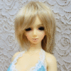 Wig / 5.5 inch / Fluffy Short (Lightgoldmix #GL26)