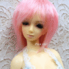 Wig / 5.5 inch / Fluffy Short (Pink #K1)