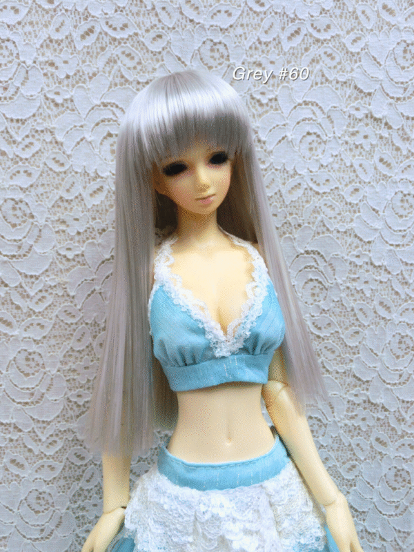 Wig / 5.5 inch / Medium Straight (Grey #60)