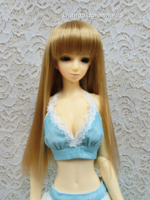 Wig / 5.5 inch / Medium Straight (Lightgoldbrown #25)