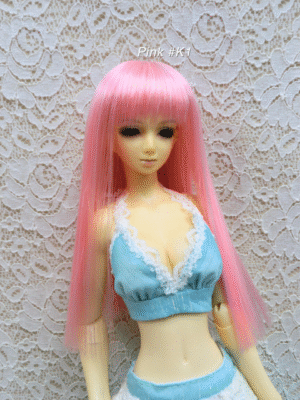 Wig / 5.5 inch / Medium Straight (Pink #K1)