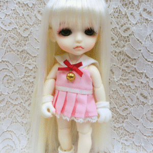 Wig / 5.5 inch / Medium Straight (Milkwhwhite #K19)