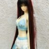 Wig / 5.5 inch / Long Straight (Black-red #2/K7HL)