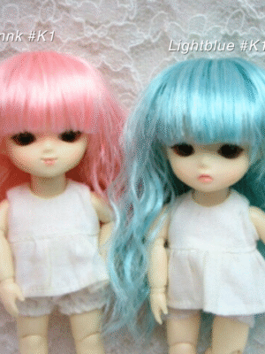 Wig / 4-5 inch / Wave (Pink #K1)