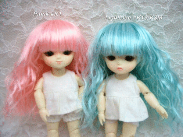 Wig / 4-5 inch / Wave (Pink #K1)