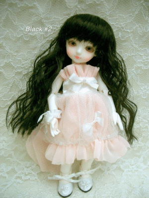 Wig / 5 inch / Long Wave (Black #2)