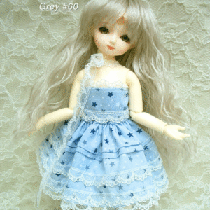 Wig / 5 inch / Long Wave (Grey #60)