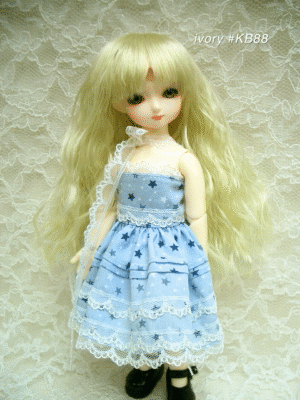 Wig / 5 inch / Long Wave (Ivory #KB88)