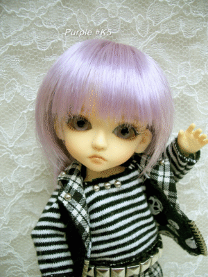 Wig / 5 inch / Short Bob (Purple #K5)
