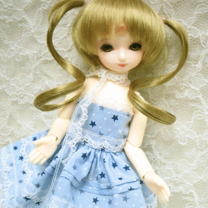 Wig / 5 inch / Curly Twintails (Lightgoldbrown #25)