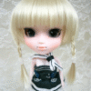 Wig / 4-5 inch / Pigtails (Ivory #KB88)