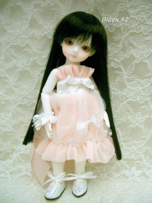 Wig / 5 inch / Straight Long (Black #2)