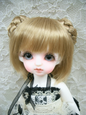 Wig / 5 inch / Chignon Short (Lightgoldbrown #25)