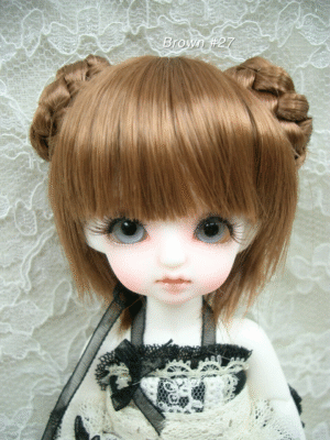 Wig / 5 inch / Chignon Short (Brown #27)