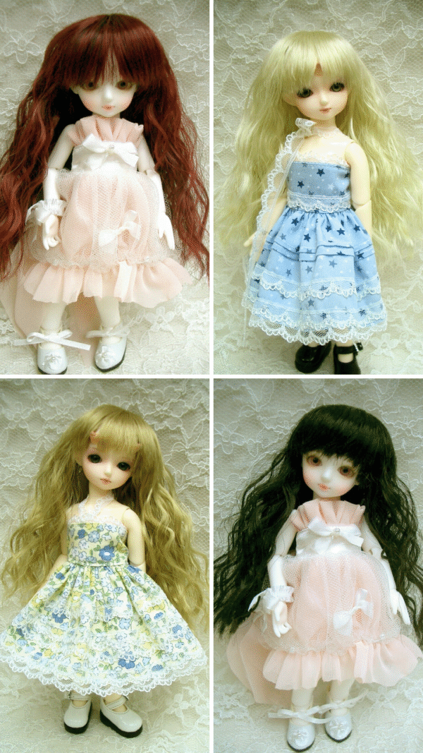 Wig / 5 inch / Long Wave (Grey #60)