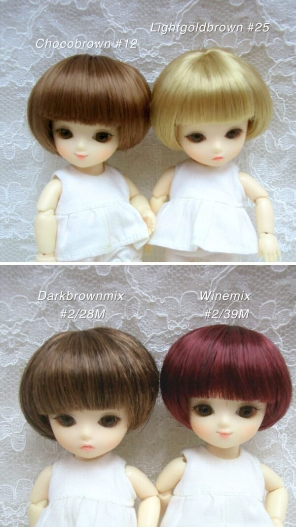 Wig / 4-5 inch / Short (Darkbrownmix #2/28M)