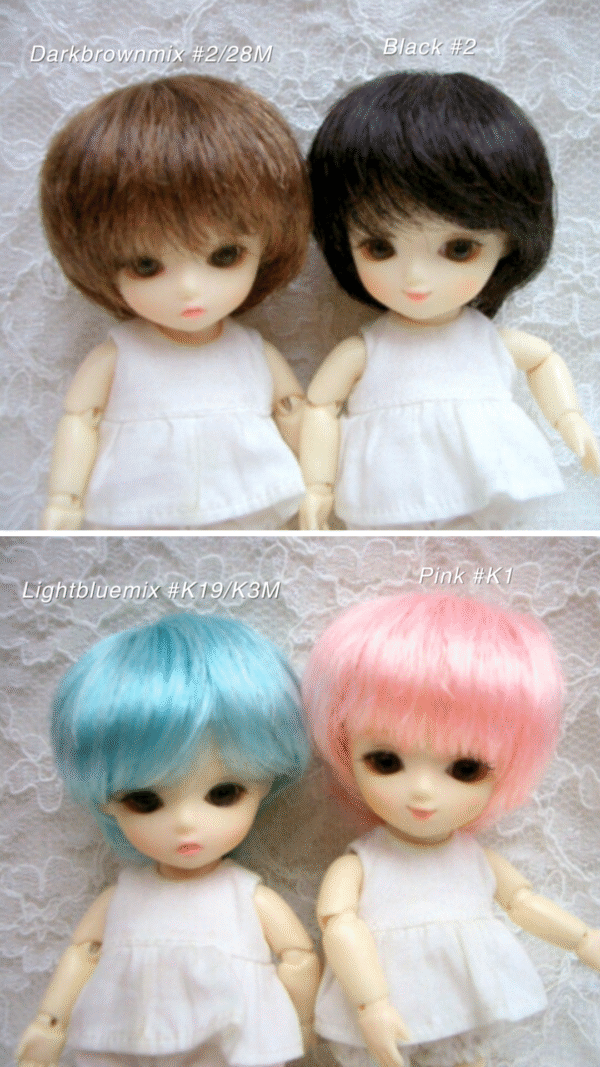 Wig / 4-5 inch / Fluffy Short (Blondemix #GL23)