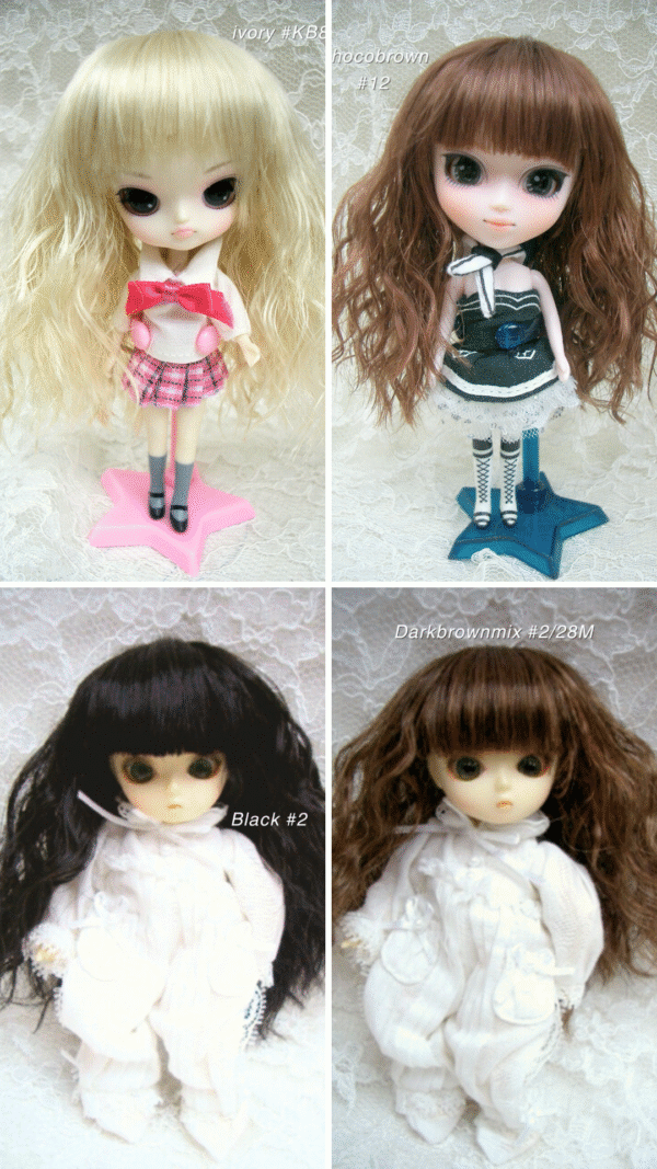 Wig / 4-5 inch / Wave (Pink #K1)