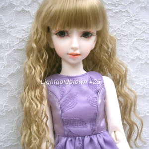 Wig / 6 inch / Long Wave (Lightgoldbrown #25)