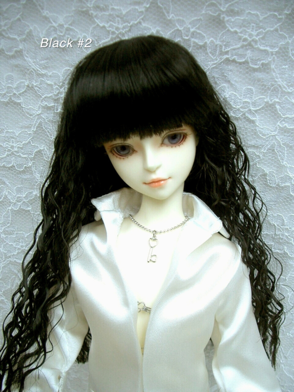 Wig / 6-7 inch / Medium Long Wave (Black #2)