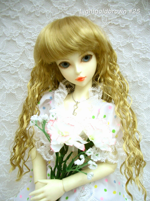 Wig / 6-7 inch / Medium Long Wave (Lightgoldbrown #25)