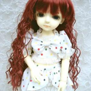 Wig / 6-7 inch / Medium Long Wave (Wine #39)