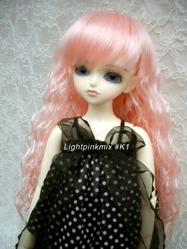 Wig / 6-7 inch / Medium Long Wave (Pinkmix #K1)