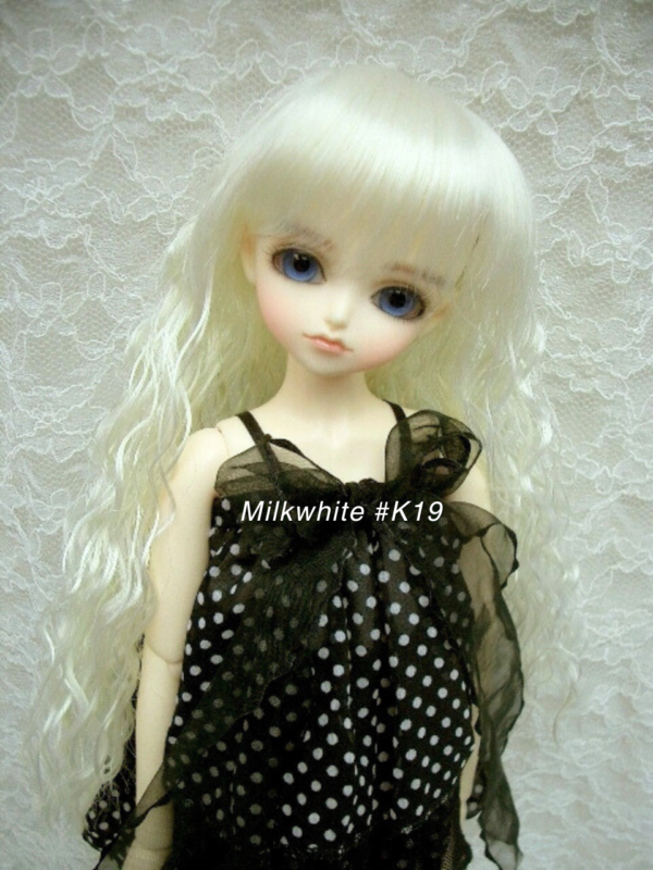 Wig / 6-7 inch / Medium Long Wave (Milkwhite #K19)