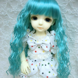 Wig / 6-7 inch / Medium Long Wave (Blue #K3)